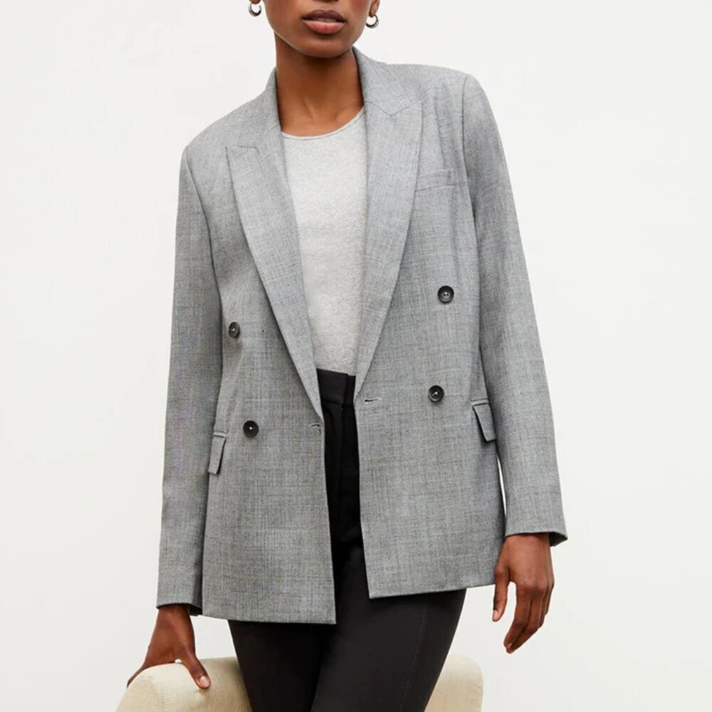 MM LaFleur The O'Hara Blazer in Sharkskin size 4 NWT